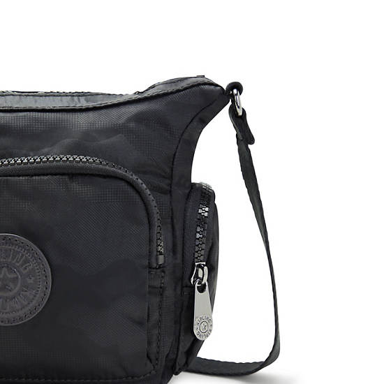 Sacs Crossbody Kipling Gabbie Mini Noir Camouflage | FR 2093AH